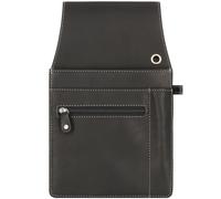 Esquire Dallas bolsa de camarero de cuero 15,5 cm negro