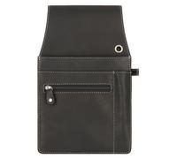 Esquire Dallas Riñonera Piel natural 15.5 cm negro
