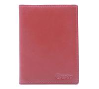 Esquire Estuche de identificación Silk 02 Passport Case Red Rojo Oscuro