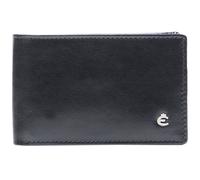 Esquire Cartera Toscana de cuero RFID 11,5 cm negro