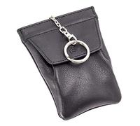 Esquire Estuche para llaves con logotipo para hombre (1 unidad), Negro, 11 cm, Estuche para llaves