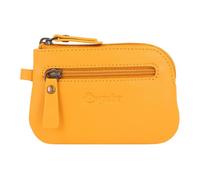 Esquire Estuche para llaves de Perú de cuero de 11 cm amarillo