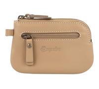 Esquire Estuche para llaves de Perú de cuero de 11 cm beige