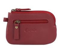 Esquire Estuche para llaves de Perú de cuero de 11 cm rojo