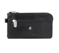 Esquire Estuche para llaves Toscana de cuero 13 cm negro