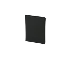 Esquire Funda de identificación de cuero con logotipo 9 cm negro