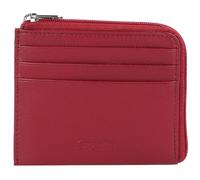 Esquire Funda para tarjetas de crédito Oslo RFID Piel 10,5 cm rojo