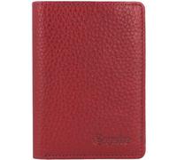 Esquire Funda para tarjetas de crédito Oslo RFID Piel 8 cm rojo