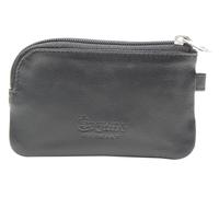 Esquire Logo Key Case with Zip Black
