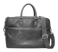 Esquire maletín bolsa de ordenador portátil con compartimento para portátil Buffalo 85 Business Bag Black negro