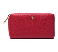 Esquire Monedero Alexandria 69 Zip Around Wallet Red Rojo Oscuro