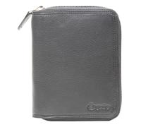 Esquire monedero Duo Zip Around Wallet Black