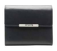 Esquire Cartera Helena de cuero 12 cm schwarz (122050-00)