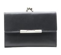 Esquire Cartera Helena de cuero 12 cm schwarz (112050-00)
