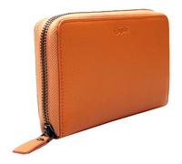 Esquire Peru Zip Around Wallet Orange