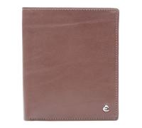 Esquire Cartera Toscana de cuero RFID 11 cm coffee (047948-08)