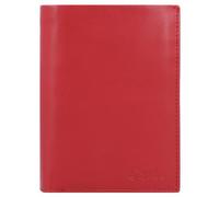 Esquire Nuevo Billetero de piel de seda 9 cm rojo