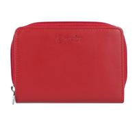 Esquire Nuevo Billetero Seda Cuero 10 cm rojo