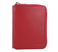 Esquire Nuevo Billetero Seda Cuero 10 cm rojo