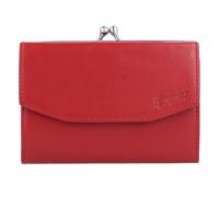 Esquire Nuevo Billetero Seda Cuero 13 cm rojo