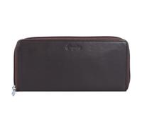 Esquire Nuevo Billetero Seda Piel 19 cm marrón