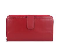 Esquire Nuevo Billetero Seda Piel 19 cm rojo