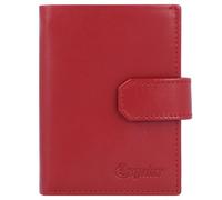 Esquire Nuevo Cartera de seda cuero 7,5 cm rojo