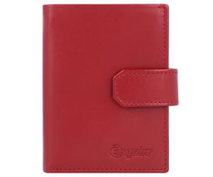 Esquire Nuevo Cartera de seda cuero 7,5 cm rojo