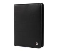 Esquire Estuche para pasaporte Harry de cuero RFID de 9,5 cm negro