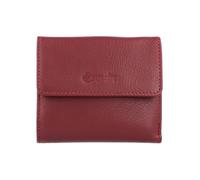 Esquire Billetera de cuero RFID Perú 10 cm rojo