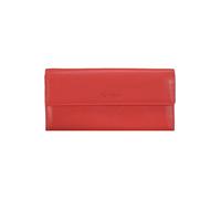Esquire Primavera Cartera Piel natural 18 cm rojo