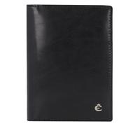 Esquire Toscana Carnet de identidad Bloqueo RFID Piel natural 9 cm negro