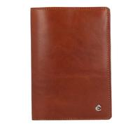 Esquire Toscana Passport Case Brown