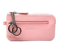 Esquire Viktoria Key Case with Zip Apricot Blush