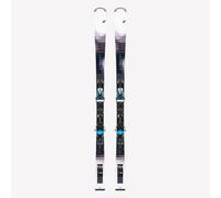 Esquís alpinos con fijaciones hombre y mujer, Boost 900 R en blanco y negro 161 cm
