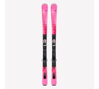 Esquís alpinos con fijaciones mujer, BOOST 500 SP rosa 163 cm