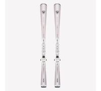 Esquís alpinos con fijaciones mujer, Rossignol Nova 2 rosa 145 cm