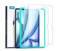 ESR 2 Piezas Protector de Pantalla iPad Air 11" M4/M3/M2 (2026/2025/2024), Cristal Templado 9H con Marco de Alineación, Antiarañazos, Sin Burbujas, Transparencia HD, Compatible con Apple Pencil