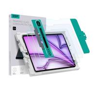 ESR 2 Piezas Protector de Pantalla para iPad Air 13 Pulgadas M4/M3/M2 (8.ª/7.ª/6.ª Generación, 2026/2025/2024), Cristal Templado con Bandeja Instalación Fácil, Resistente Arañazos, Transparencia HD