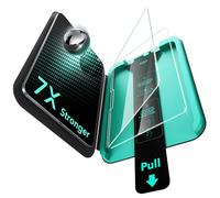 ESR Armorite Protector de Pantalla para iPad Pro 13” M5/M4 (2025/2024), Película de Cristal Templado de Dureza 9H con Bandeja UltraFit, Grado Militar, Transparencia HD, Sin Polvo ni Burbujas