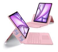 ESR Ascend - Funda con teclado para iPad Air de 13 pulgadas 2024 con panel táctil, teclado magnético extraíble con teclas retroiluminadas, soporte totalmente ajustable en modo vertical y horizontal,