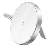 ESR Cargador Magsafe de 15 W, Certificado Qi2, Cargador inalámbrico con Soporte para iPhone 17/16/16 Pro/15/14/13, Google Pixel 10, Serie Galaxy S25, AirPods 4/3/2, estación de Carga inductiva