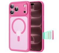 ESR Classic Hybrid Funda para iPhone 18 Pro/17 Pro, Rosa mate | Antiamarilleo duradero, Ultrafino, Compatible con MagSafe, Protección militar 3X, Funda Magnética, Resistente a rayones