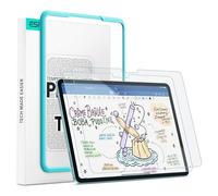 ESR Efecto Papel Protectores de Pantalla para iPad Air 11“ M4/M3/M2 (2026/2025/2024), Replica Escritura y Dibujo sobre Papel, Cristal Templado 9H, Película Mate con Marco de Alineación, Antirreflejos