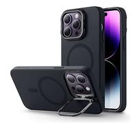 ESR Funda Classic Kickstand con HaloLock Compatible iPhone 14 Pro MAX, Funda Compatible con MagSafe con Soporte, Protección Militar, Soporte de Anillo, Protector Cámara Integrado, Negro