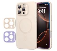ESR Funda de Silicona para iPhone 16 Pro, Amarillo Claro