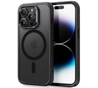 ESR Funda Híbrida Magnética Classic con HaloLock, Compatible con iPhone 14 Pro MAX, Compatible con MagSafe, Protección Grado Militar, a Prueba de Golpes, Resistente a Arañazos, Negro Transparente