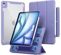 ESR Funda Híbrida para iPad Air 11" M3/M2 2025, iPad Air 7a/6a/5a/4a Gen (2024/2022/2020,10.9"), Cubierta Magnética Desmontable, Soporte Vertical y Horizontal, Compatible Pencil Pro/USB-C,Lavanda
