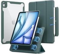 ESR Funda Híbrida para iPad Air 11" M4/M3/M2 2026/2025/2024, iPad Air 8a/7a/6a/5a/4a Gen 10.9", Cubierta Magnética Desmontable, Soporte Vertical y Horizontal, Compatible Pencil Pro/Pencil USB-C,Verde