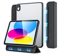 ESR Funda híbrida Trifold Compatible con iPad (A16) 11ª/10ª generación 2025/2022,10,9 Pulgadas, Cubierta magnética extraíble, Carcasa Trasera Resistente, Fina y Ligera, Serie Ascend, Color Negro